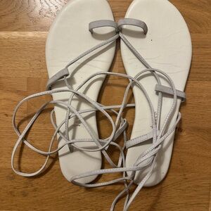 Tkees White Jo Sandal